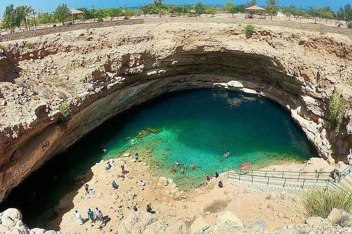 Private 7-Hour Wadi Shab Adventure from Muscat via Bimmah Sinkhole and Fins Beach (6/12)