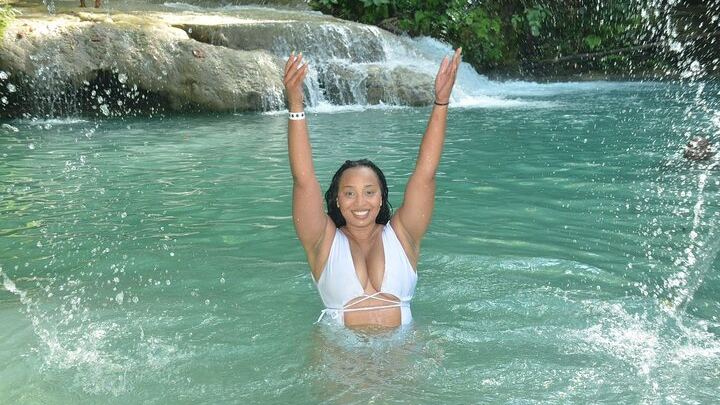 Blue Hole and Rio Nuevo Bamboo Rafting Excursion from Ocho Rios, 3 Hours (3/12)