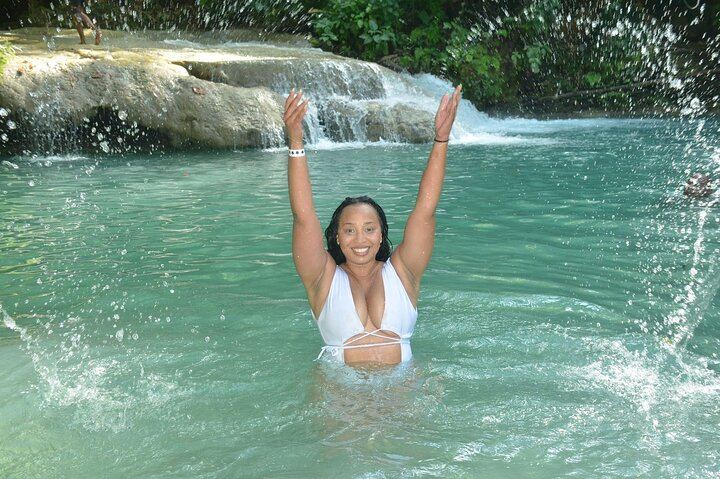 Blue Hole and Rio Nuevo Bamboo Rafting Excursion from Ocho Rios, 3 Hours (3/12)