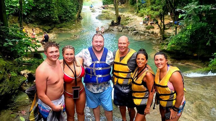 Ocho Rios Blue Hole and Dunn's River Falls Tour with Rum Punch and Optional Lunch Stop (2/12)