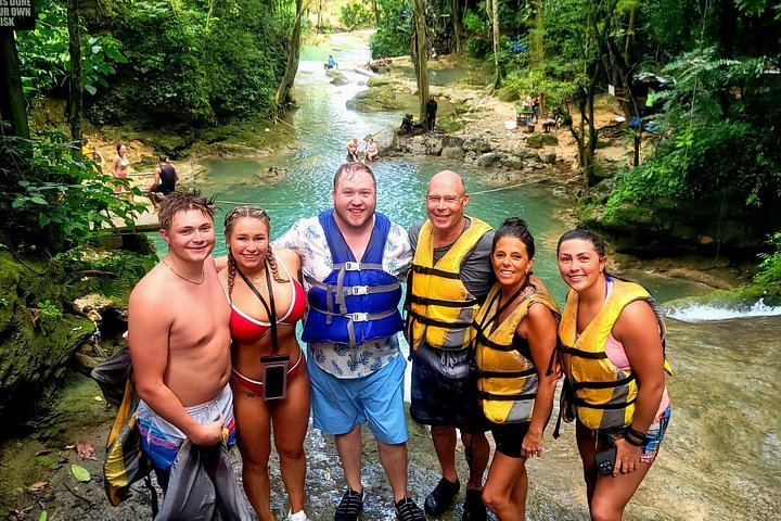 Ocho Rios Blue Hole and Dunn's River Falls Tour with Rum Punch and Optional Lunch Stop (2/12)