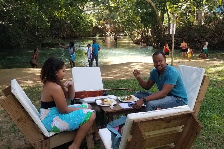 Ocho Rios Blue Hole, Reggae Hill Lunch with Cocktails and Dunn's River Falls Climb (9/11)