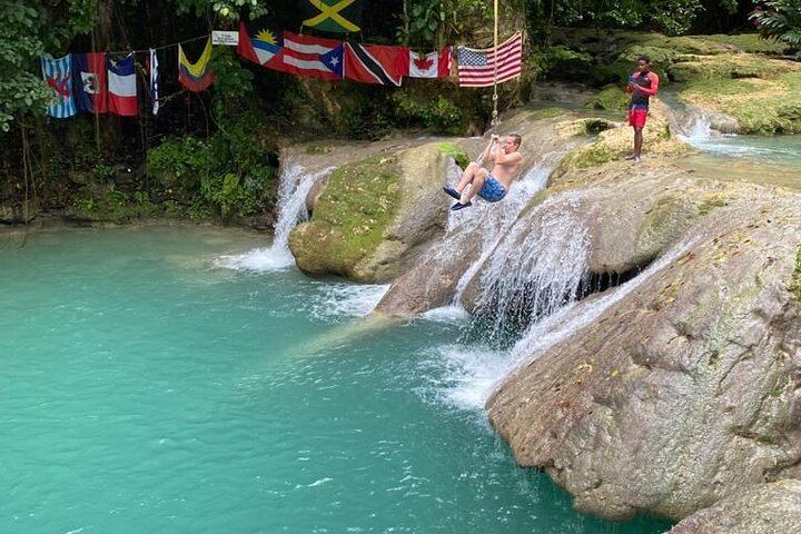 Blue Hole Waterfalls, White River Tubing and Fern Gully Drive from Ocho Rios (12/12)