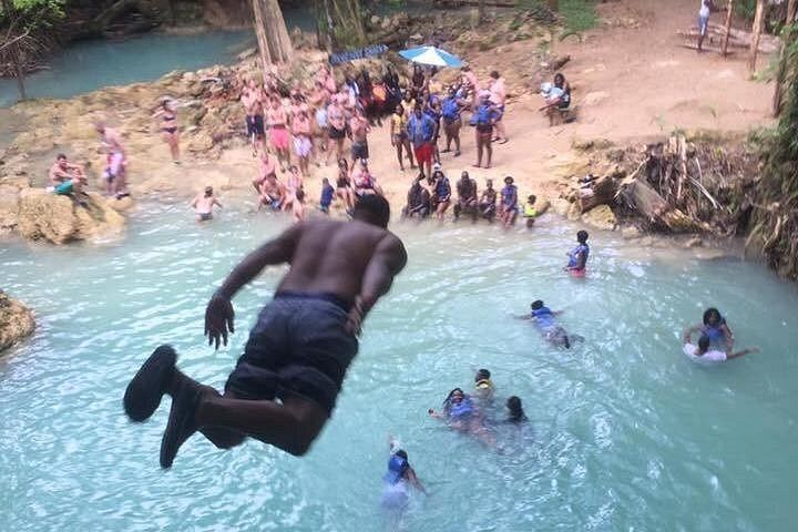 Blue Hole Rope Swing and Sightseeing Tour from Falmouth Cruise Port and Hotels (5/12)