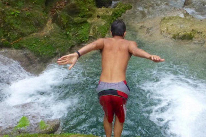Dunn's River Falls, Blue Hole, Bamboo Rafting and Horseback Ride Day with Jerk Lunch (1/12)