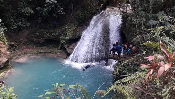 Ocho Rios Blue Hole and Dunn's River Falls Tour with All Admission Fees Included, 4 Hours (1/5)