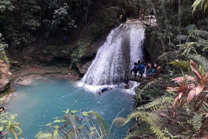 Ocho Rios Blue Hole and Dunn's River Falls Tour with All Admission Fees Included, 4 Hours (1/5)