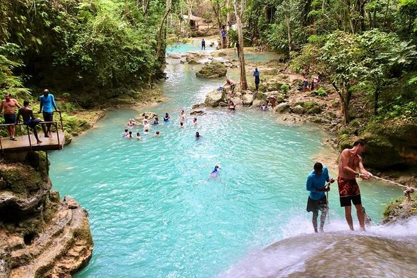 Ocho Rios Cruise Port Blue Hole and Dunn's River Tour, Entrance Fees Not Included