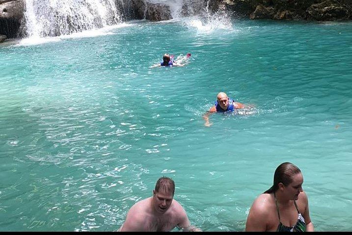 Private Montego Bay Day Trip to Blue Hole and Dunn's River Falls with Bauxite Plant Views (2/12)