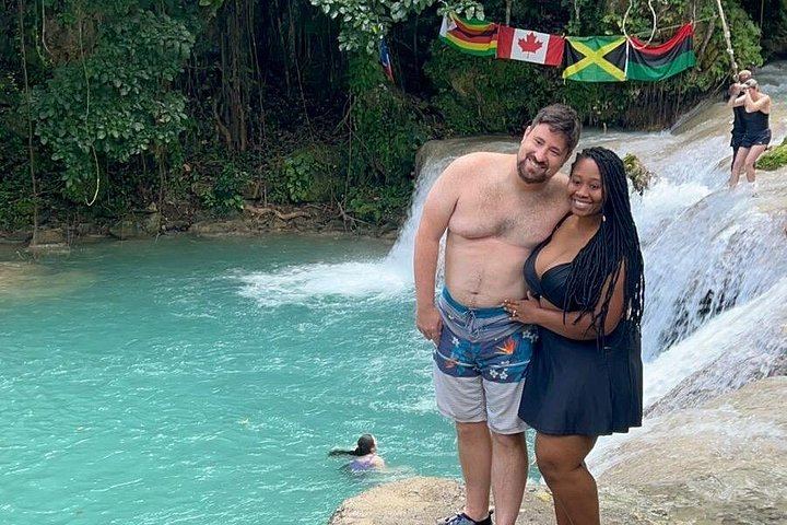 Private Montego Bay Day Trip to Blue Hole and Dunn's River Falls with Bauxite Plant Views (8/12)