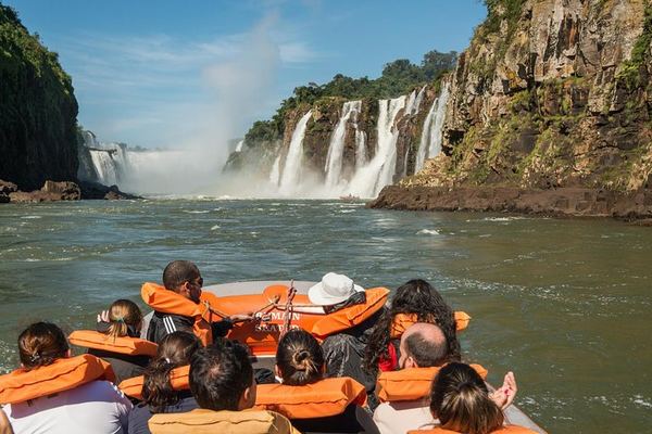 Brazilian Side of Iguassu Falls and Macuco Safari Boat Ride with Tickets, Foz do Iguacu