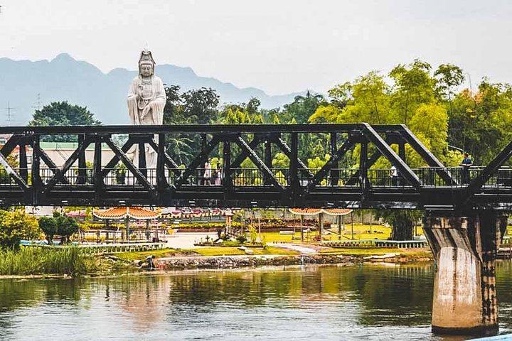 Private Hellfire Pass, Death Railway Walk and Erawan Falls Day Tour from Bangkok (3/8)