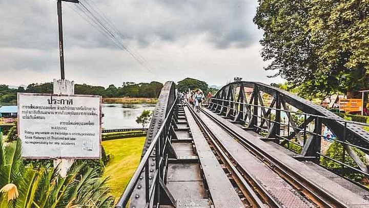 Private Hellfire Pass, Death Railway Walk and Erawan Falls Day Tour from Bangkok (4/8)