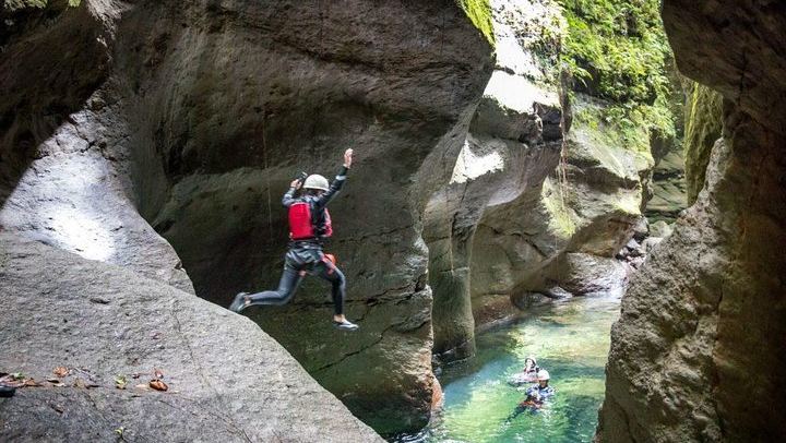 Extreme Dominica Half-Day Canyoning: Rainforest Gorge, Falls and Pools (3/9)