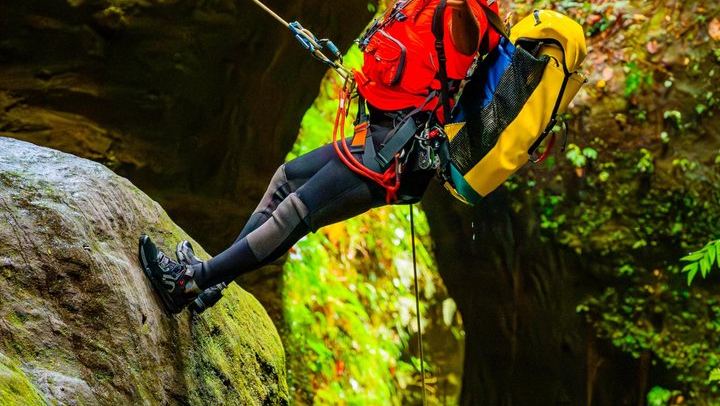 Extreme Dominica Half-Day Canyoning: Rainforest Gorge, Falls and Pools (2/9)