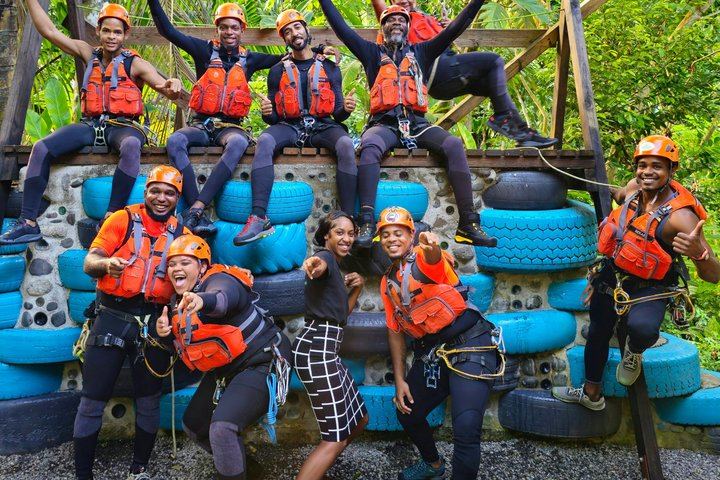 Extreme Dominica Half-Day Canyoning: Rainforest Gorge, Falls and Pools (4/9)