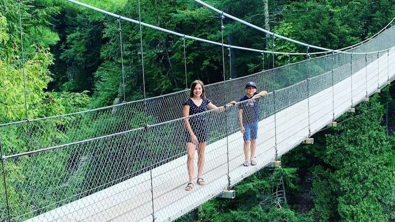 Canyon Sainte-Anne Entry Ticket: Three Suspension Bridges and a 74 m Waterfall (1/7)