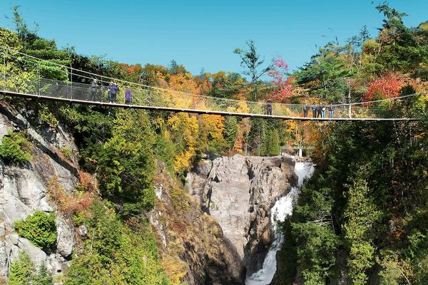 Canyon Sainte-Anne Entry Ticket: Three Suspension Bridges and a 74 m Waterfall