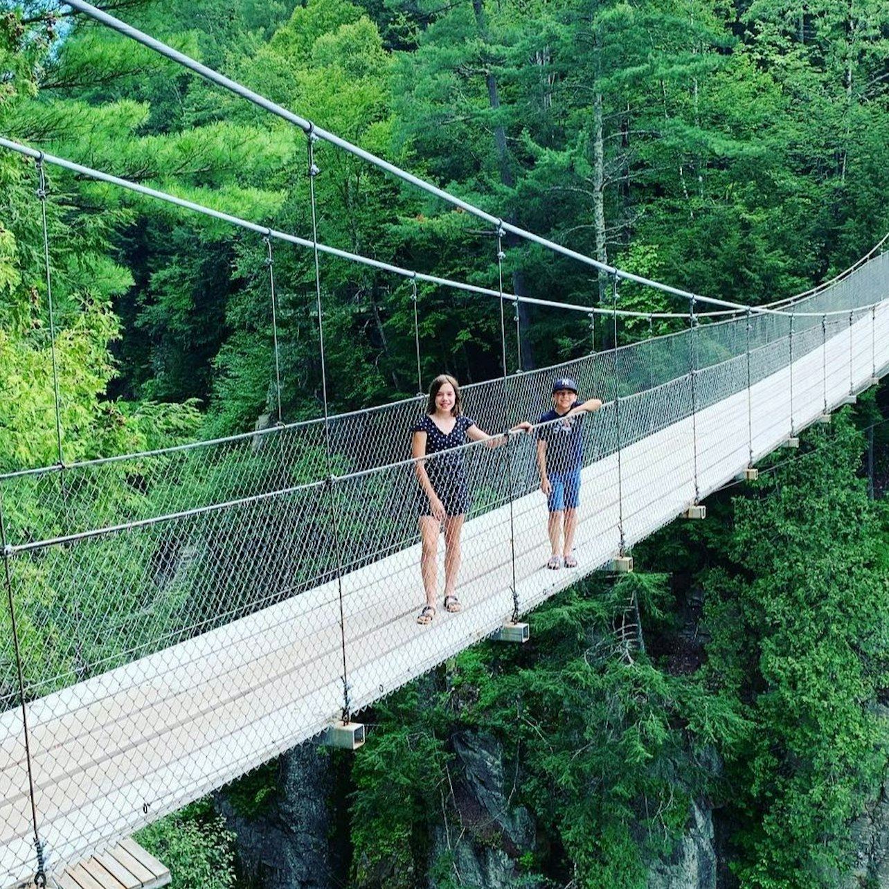 Canyon Sainte-Anne Entry Ticket: Three Suspension Bridges and a 74 m Waterfall (1/7)