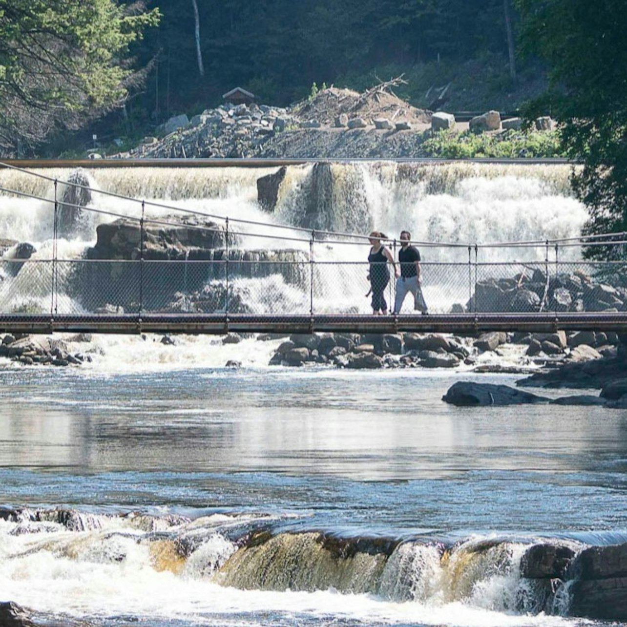 Canyon Sainte-Anne Entry Ticket: Three Suspension Bridges and a 74 m Waterfall (3/7)