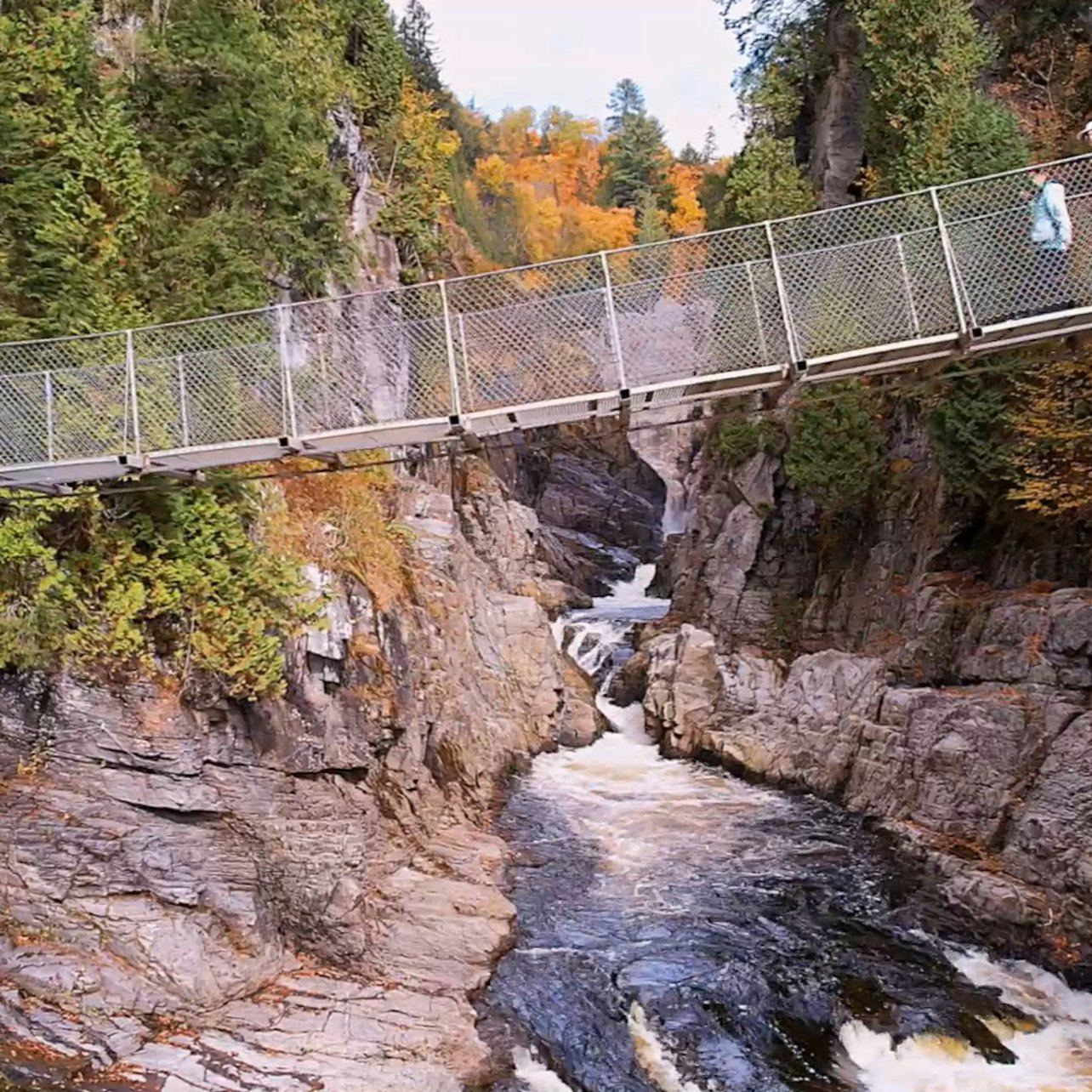 Canyon Sainte-Anne Entry Ticket: Three Suspension Bridges and a 74 m Waterfall (5/7)