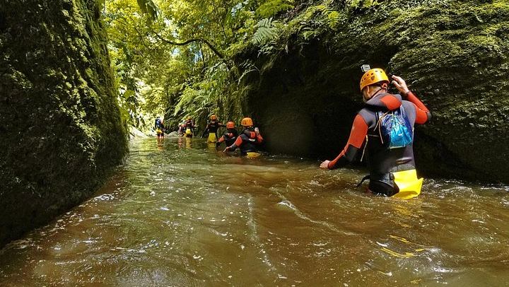 Ribeira da Salga Canyoning from Moagem Café Car Park, Sao Miguel, Azores (4/12)