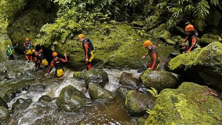 Ribeira da Salga Canyoning from Moagem Café Car Park, Sao Miguel, Azores (2/12)