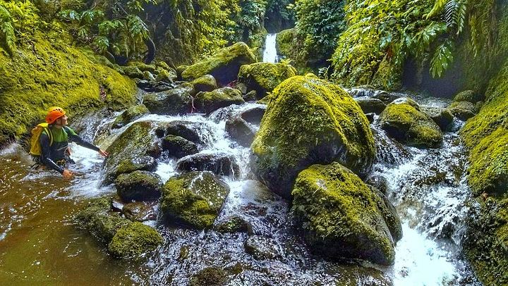 Ribeira da Salga Canyoning from Moagem Café Car Park, Sao Miguel, Azores (3/12)