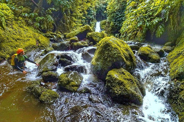 Ribeira da Salga Canyoning from Moagem Café Car Park, Sao Miguel, Azores (3/12)