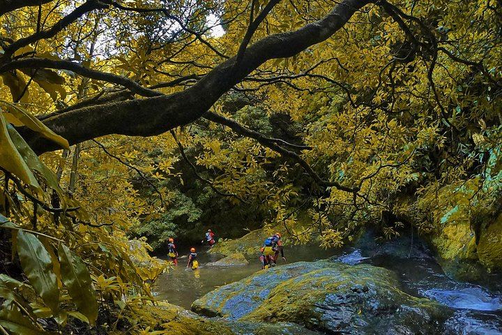 Ribeira da Salga Canyoning from Moagem Café Car Park, Sao Miguel, Azores (12/12)