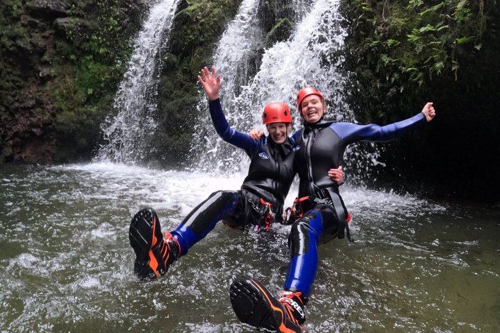 Hidden Waterfalls Canyoning in Ribeira dos Caldeirões, Small Groups, Sao Miguel (1/8)