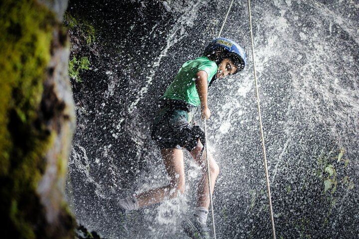 Pocosol Forest Canyoning and Waterfall Rappelling with Lunch near Arenal (11/12)