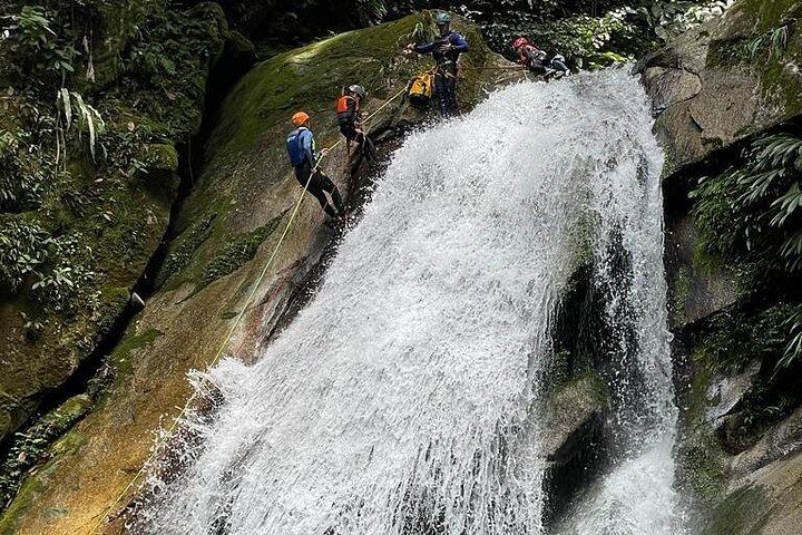 El Chispero Canyoning in San Carlos: Waterfall Jumps and Natural Slides (3/6)