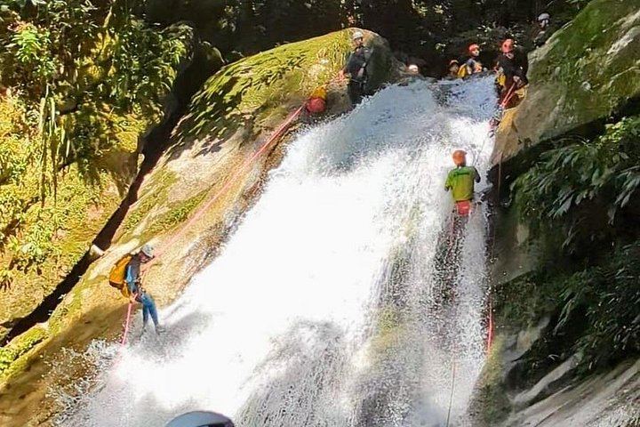 El Chispero Canyoning in San Carlos: Waterfall Jumps and Natural Slides (4/6)