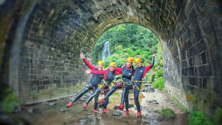 Ribeira dos Caldeirões Canyoning in Sao Miguel, Regular or Private Departure (3/5)