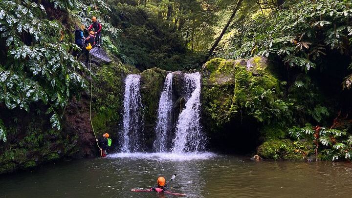 Ribeira dos Caldeirões Canyoning in Sao Miguel, Regular or Private Departure (1/5)