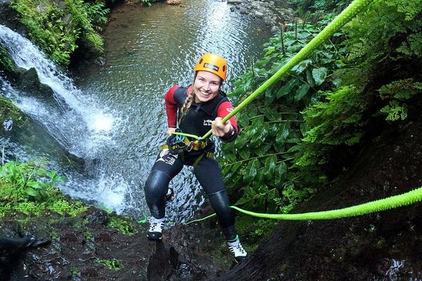 Ribeira dos Caldeirões Canyoning in Sao Miguel, Regular or Private Departure
