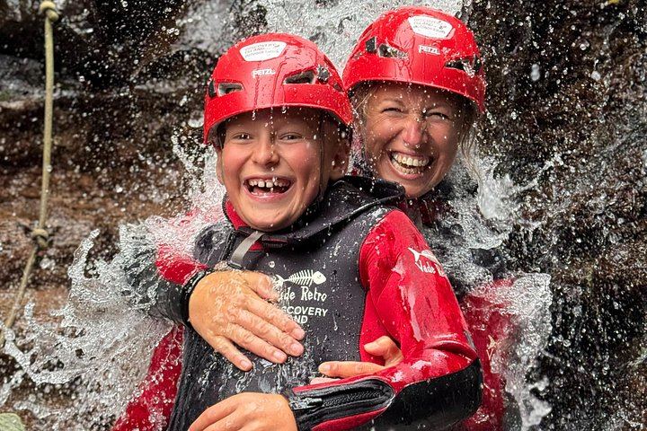 Level 1 Beginner Canyoning in Ribeira das Cales: Six Waterfalls and a 15 m Abseil (7/12)