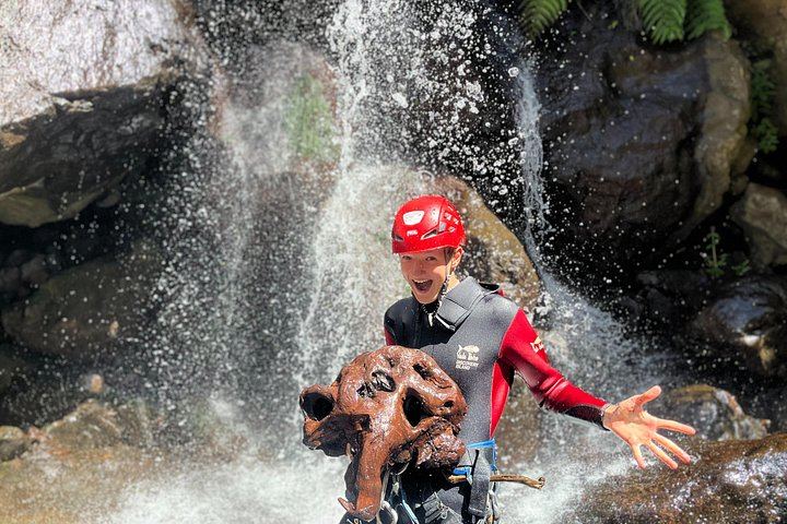 Level 2 Canyoning in Ribeiro do Cidrão: Technical Descents Through Narrow Gorges (3/12)