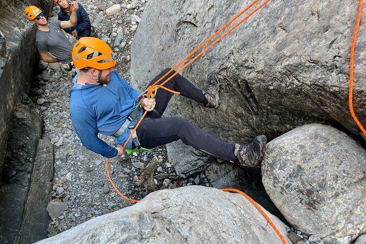 Heart Creek Canyon Half-Day Canyoning for Beginners: Rappels and Waterfall Slide (1/9)