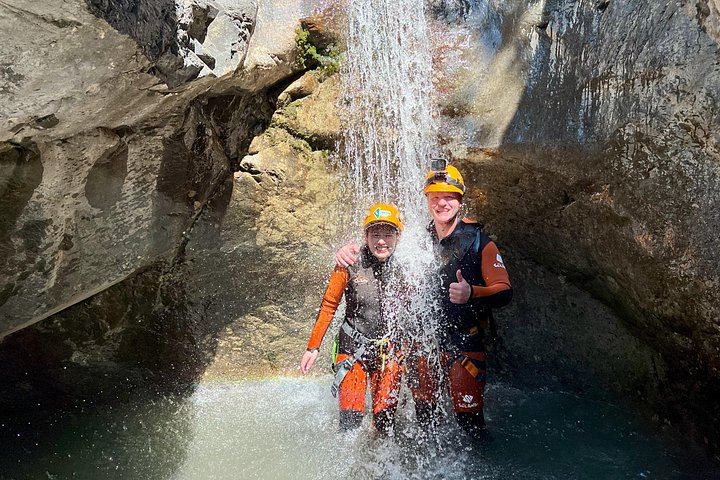 Heart Creek Canyon Half-Day Canyoning for Beginners: Rappels and Waterfall Slide (9/9)