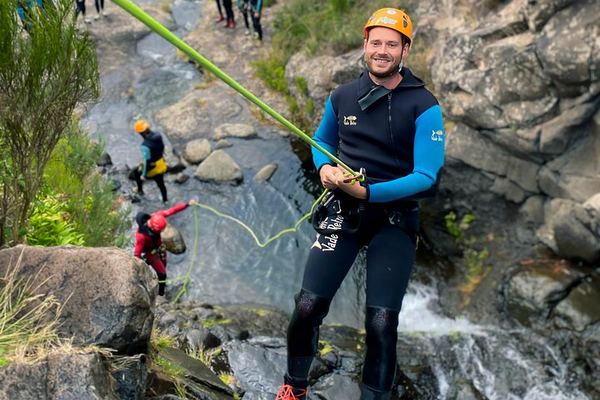 Ribeira das Cales Canyoning from Chão da Lagoa: Five Rappels, Laurissilva Hike