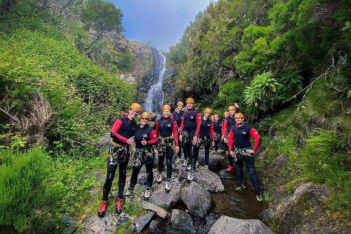 Ribeira das Cales Canyoning from Chão da Lagoa: Five Rappels, Laurissilva Hike (6/8)