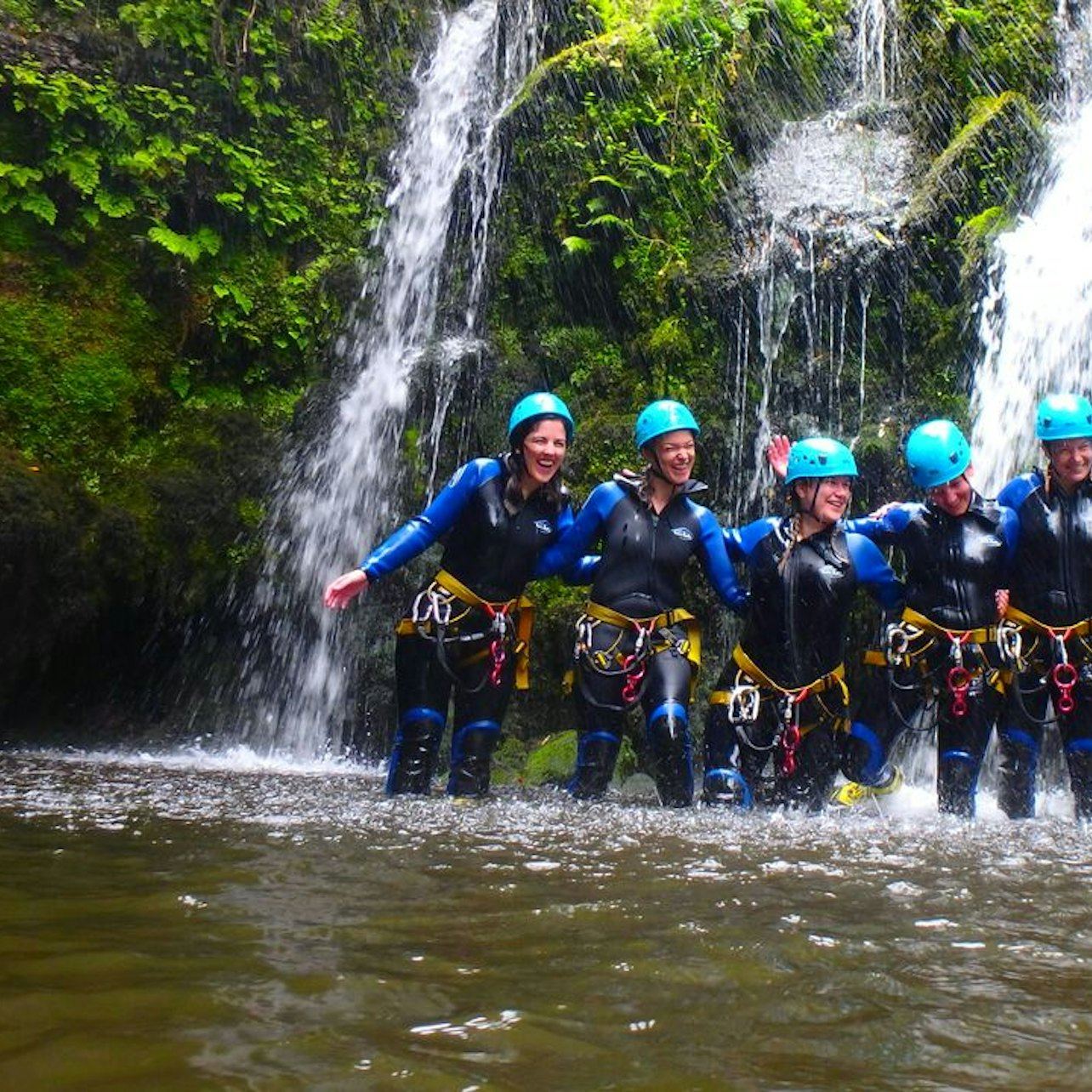 Ribeira dos Caldeirões Canyoning Day with Tea Plantation Stop and 5 m Jumps (3/5)