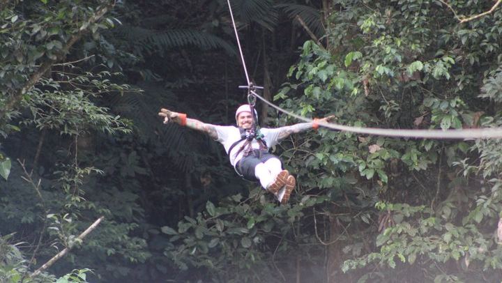La Fortuna Canyoning with Tree and Hanging Bridge Rappels, Waterfall and Lunch (2/3)