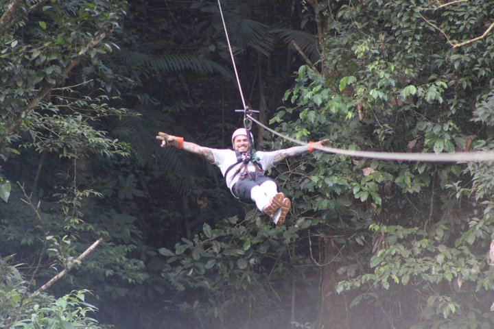 La Fortuna Canyoning with Tree and Hanging Bridge Rappels, Waterfall and Lunch (2/3)
