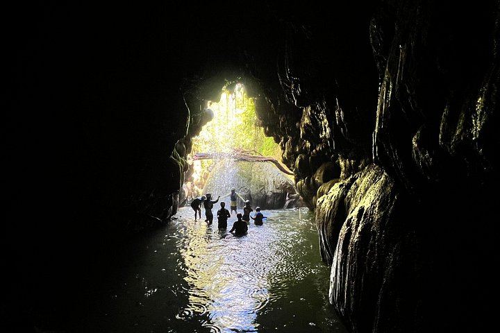 Charco Azul Canyon Cave Adventure and Hidden Waterfall, Arenales Caves (5/12)
