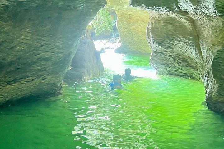 Charco Azul Canyon Cave Adventure and Hidden Waterfall, Arenales Caves (6/12)