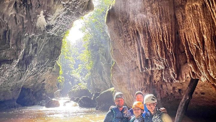 Charco Azul Canyon Cave Adventure and Hidden Waterfall, Arenales Caves (3/12)
