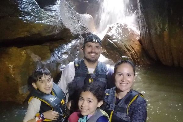 Arenales Caves, Taíno Petroglyphs and Charco Azul Pool with Optional Cliff Jumps